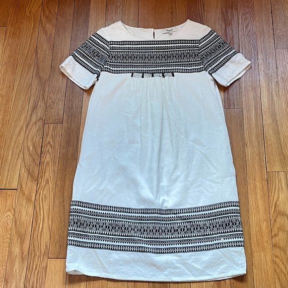 Madewell Dresses & Skirts - Madewell Cabana Jacquard Shift Dress, Women's XXS